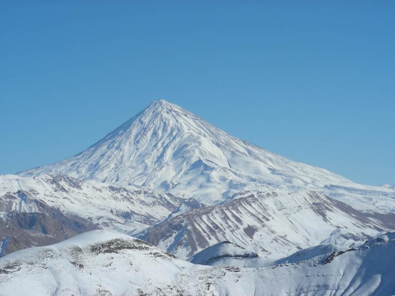 Photo: عکس قله دماوند پوشیده از برف
