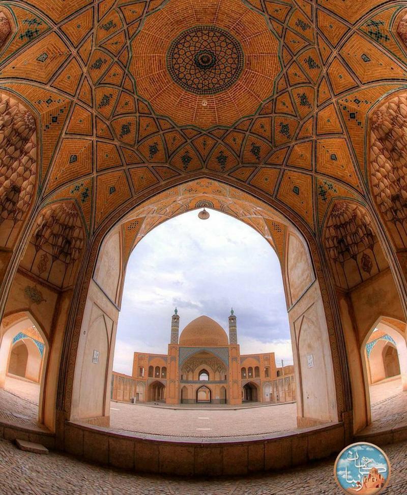 Photo: عکسی از مسجد تاریخی کاشان