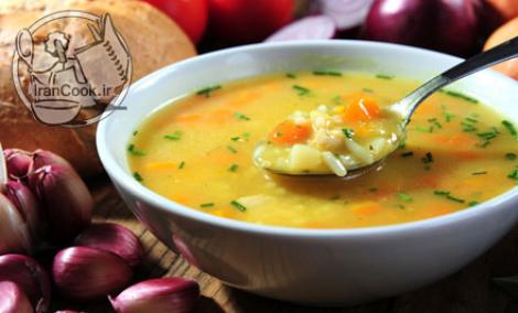 Photo: آموزش پخت سوپ مرغ و سبزیجات