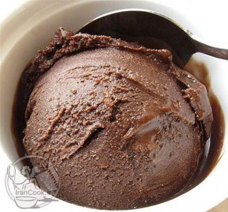 Photo: نحوه تهیه بستنی جلاتو شکلاتی