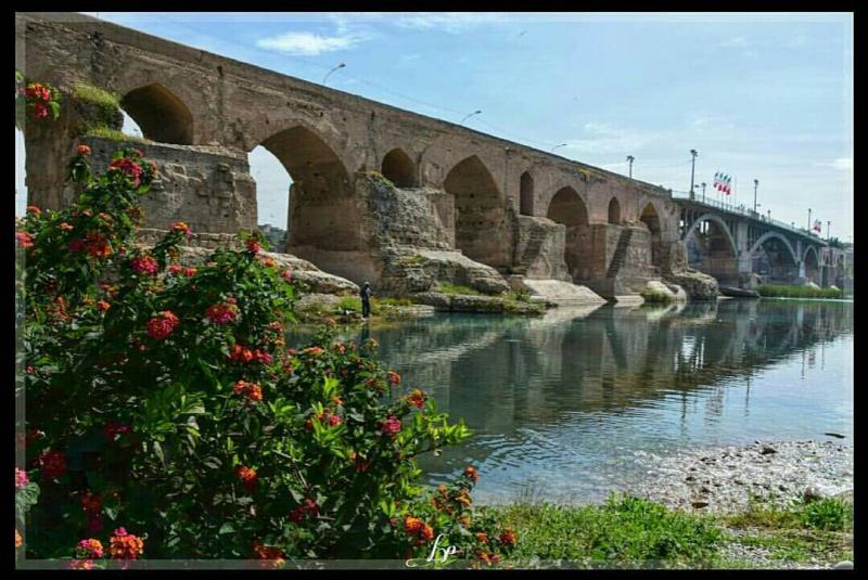 Photo: نمایی زیبا از پل باستانی دزفول ، خوزستان