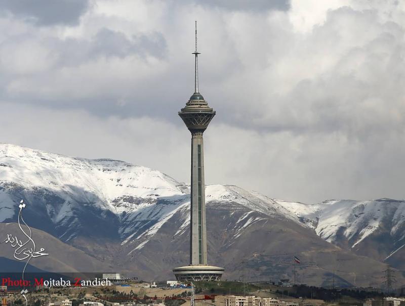 Photo: نمایی زیبا از برج میلاد تهران