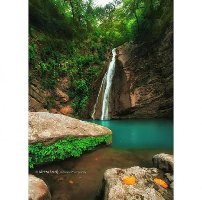 Photo: آبشار زیبای خان ببین علی آباد کتول ، گلستان