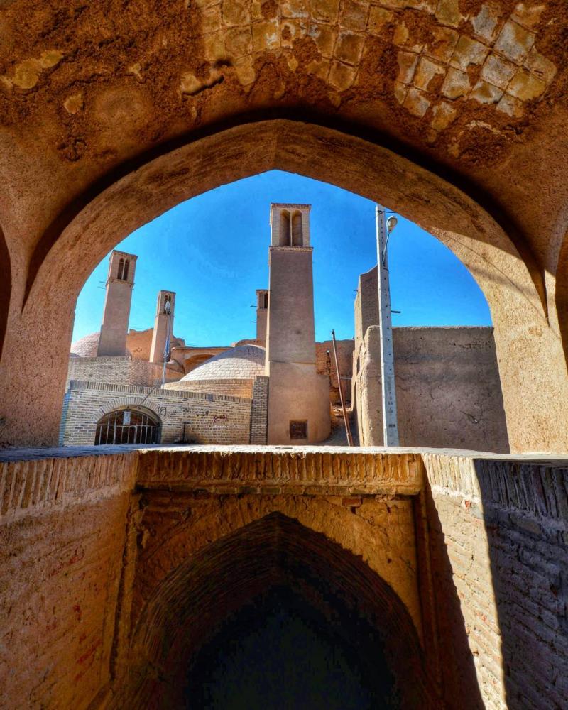 Photo: عکس زیبا از شهر قدیمی عقدا ، یزد