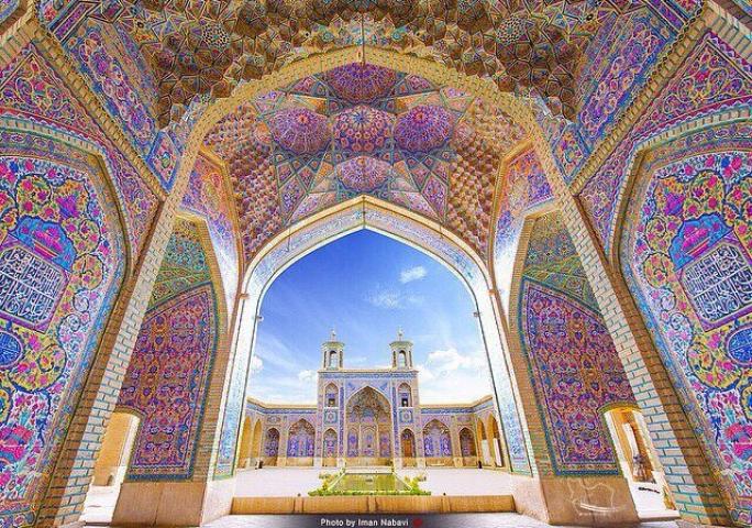 Photo: عکس زیبا از مسجد نصيرالملك ، شيراز