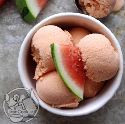 Photo: آموزش تهیه بستنی هندوانه
