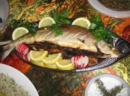 Photo: آموزش پخت ماهی سفید شکم پر