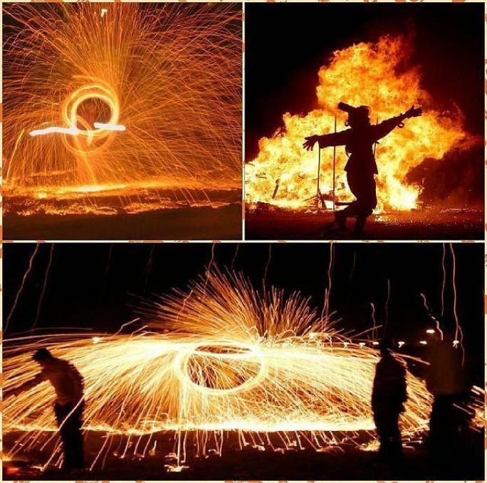 Photo: چهارشنبه سوری و آتش بازی زیبای گرگان