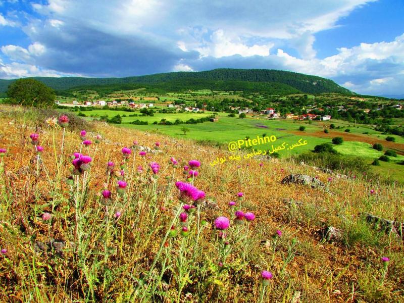 Photo: عکس زیبای بهاری از منظره ی پیته نو ، مازندران