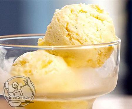 Photo: آموزش تهیه بستنی وانیلی زعفرانی