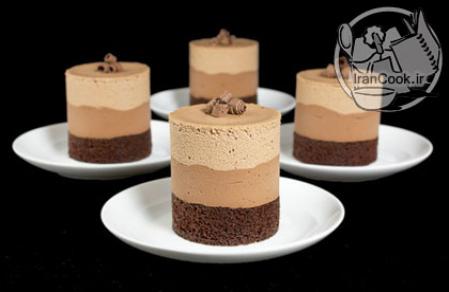Photo: آموزش تهیه ی موس کیک و قهوه و شکلات
