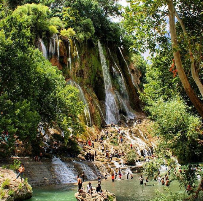 Photo: Wonderful places in iran , Bisheh waterfall, Droud, Lorestan