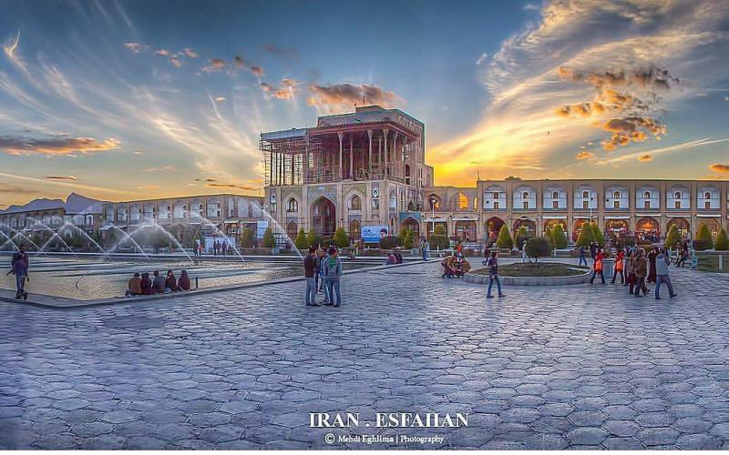 Photo: Ali Qapu ( Ali qapoo ) Grand place in Isfahan