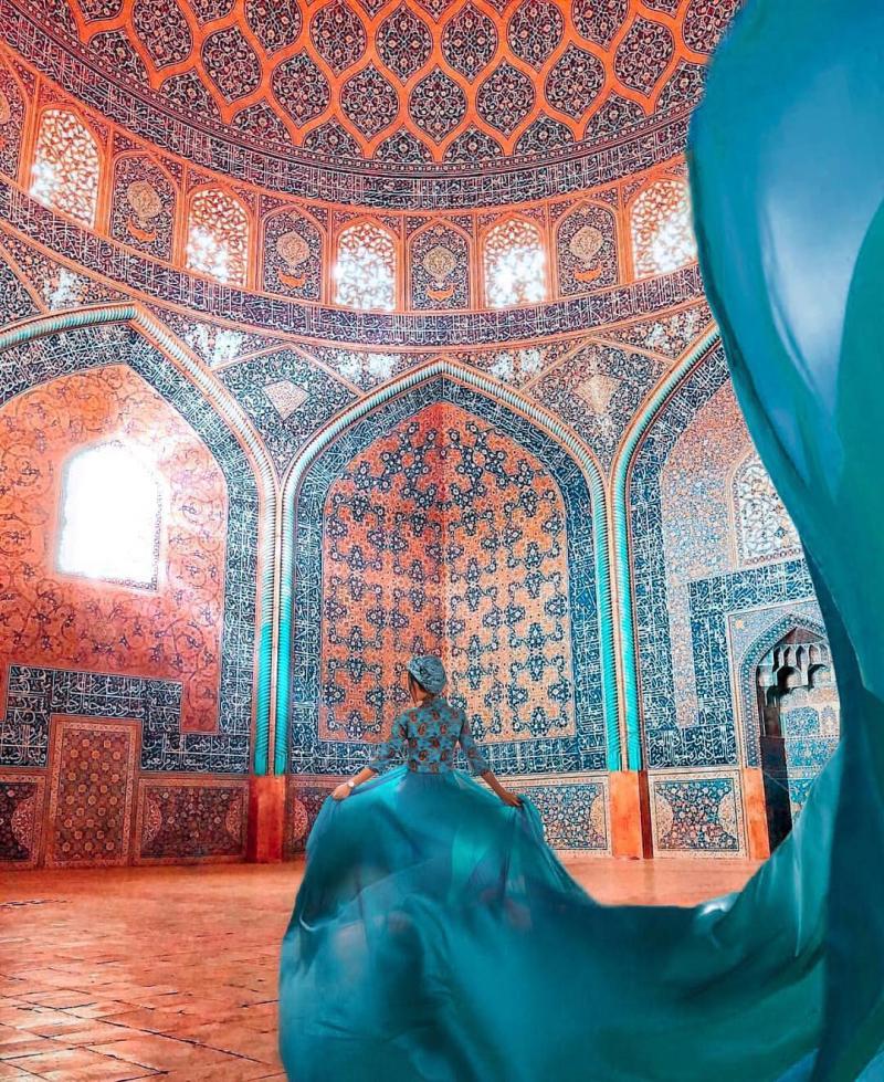 Photo: Visit Unique Sheikh Lotfollah Mosque Architecture When Traveling to Isfahan Iran