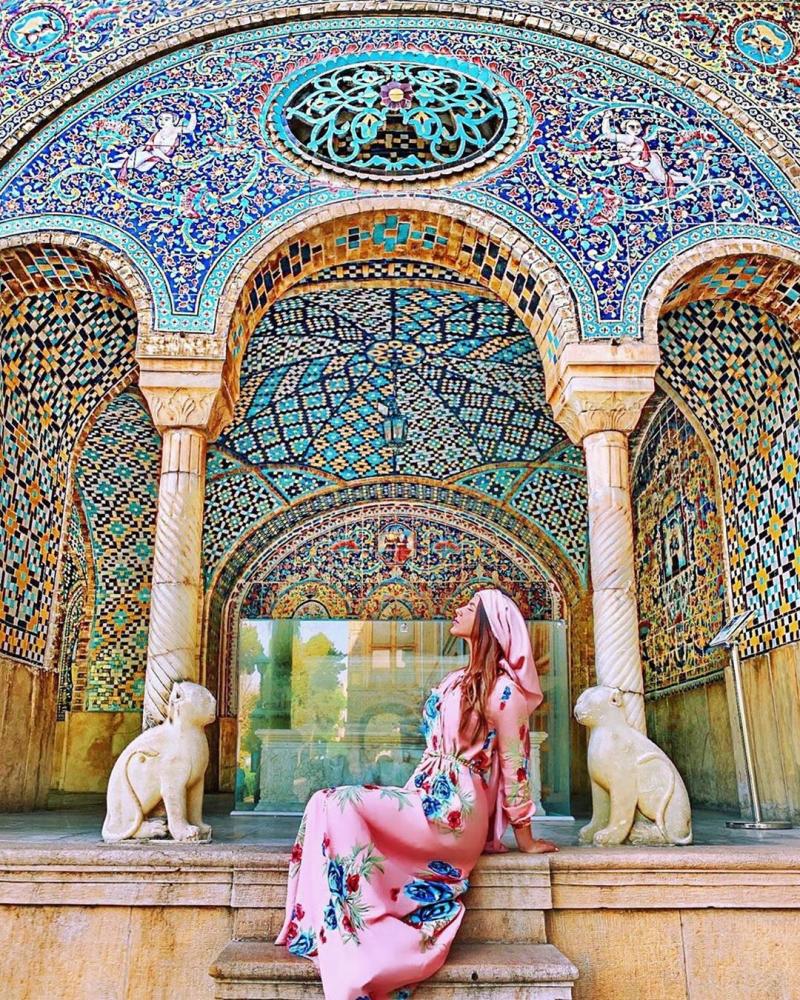 Photo: Enjoy eye catching beauties of Golestan Palace travelling to Tehran Iran