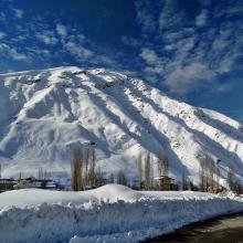 طبیعت زمستانی روستای گرمابدر-تهران 
