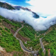 Wonderful places in iran , Chalous Road