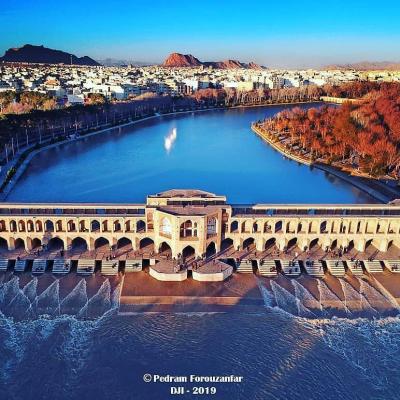 image of Travel to visit Khaju historical Bridge in Isfahan Iran
