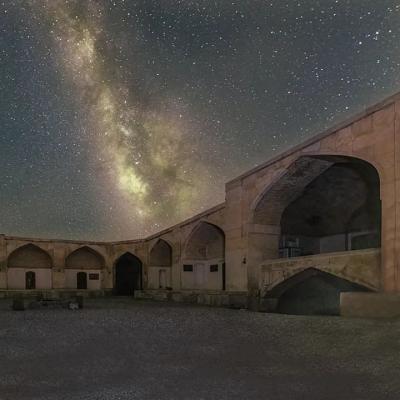 image of کاروانسرای قصر بام , سمنان Qasr-e-Bahram Caravansari, Semnan province, Iran.