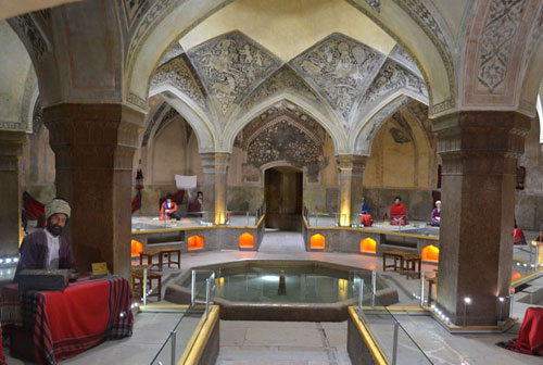 Photo: نمای داخلی حمام وکیل شیراز