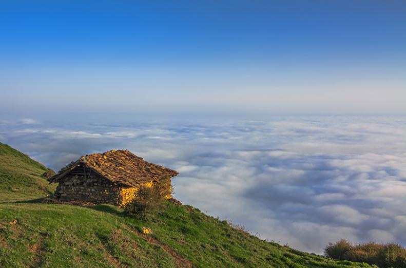 Photo: روستای فیلبند مازندران بر فراز ابرها