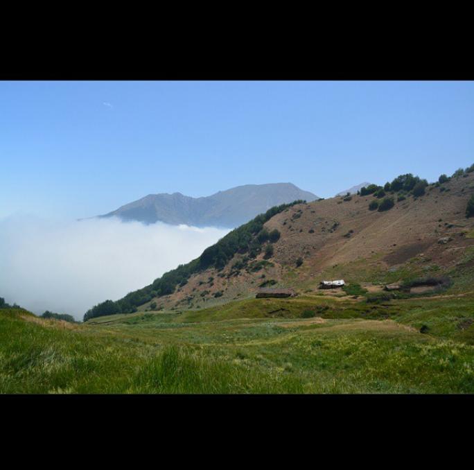 Photo: کوهستان های سوادکوه بر فراز ابر ها