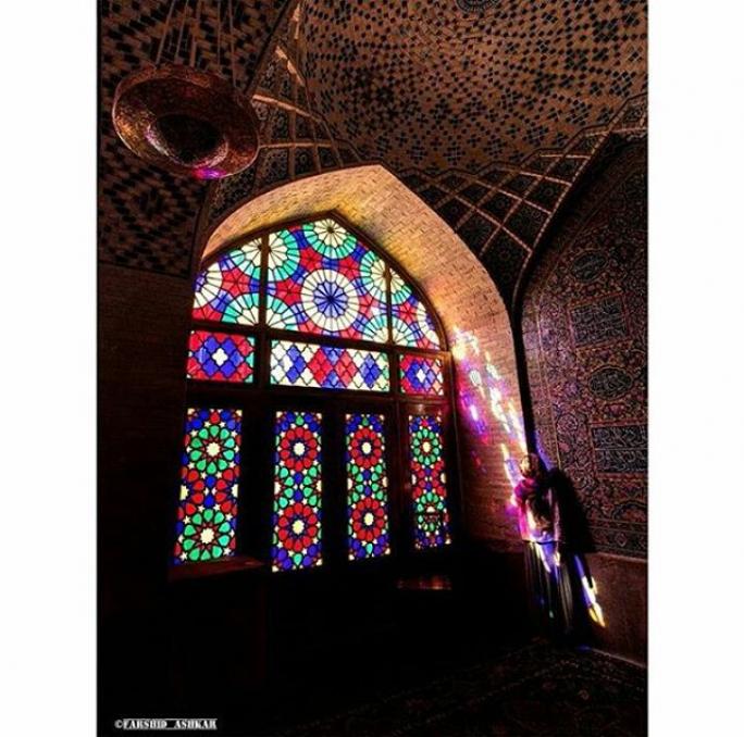 معماری زیبای ایرانی - مسجد نصیر الملک شیراز Nasir al mulk mosque - Shiraz - Iran