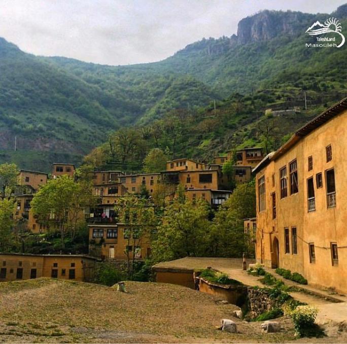 عکس زیبا از محله های  باصفای ماسوله ، مازندران