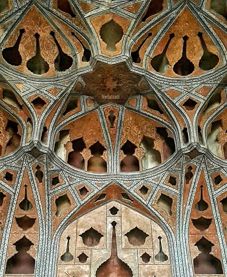 Photo: عکس زیبا از اتاق موسیقی کاخ عالی قاپو ، اصفهان