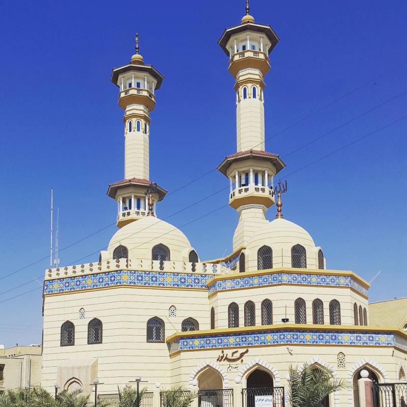 عکس زیبا از مسجد نور ، دیلم ، بوشهر