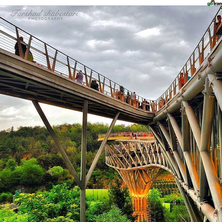 Photo: نمایی زیبا از پل طبیعت ،تهران
