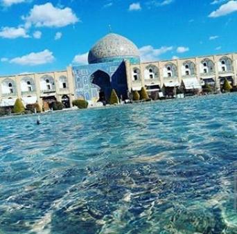 عکس زیبا از مسجد شیخ لطف الله ، میدان نقش جهان ، اصفهان