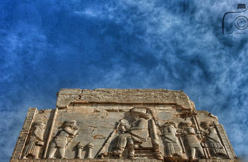 عکس زیبا از نقش های سنگی تخت جمشید ، مرودشت ، فارس