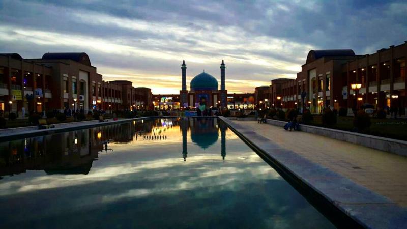 نمایی از بازار زیبای نقش جهان ، اصفهان