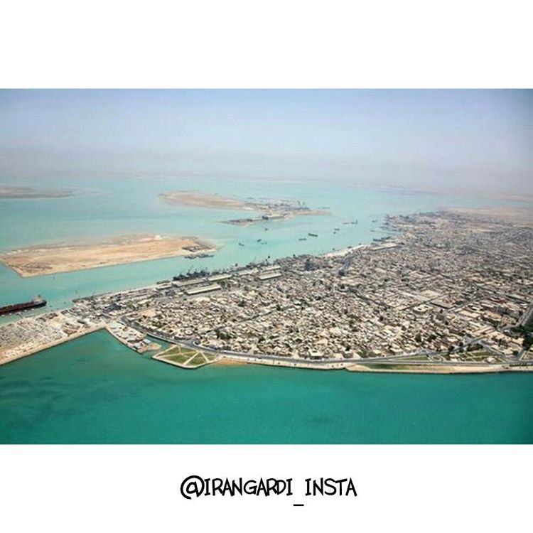 نمایی از بالای شهر بوشهر