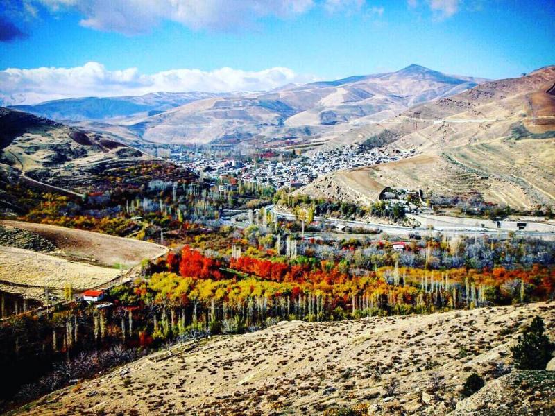 عکس زیبا از طبیعت پاییزی و رنگارنگ آذربایجان غربی