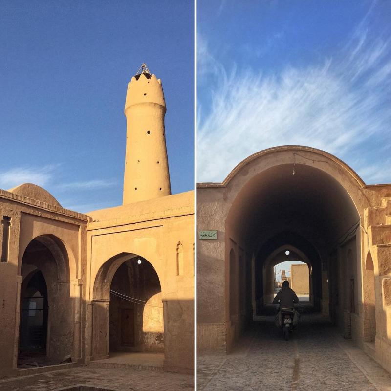 Photo: تصویری از مسجد قدیمی فهرج ، یزد