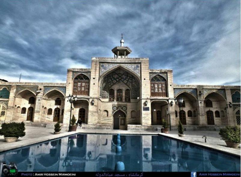عکس زیبا از مسجد عمادالدوله کرمانشاه