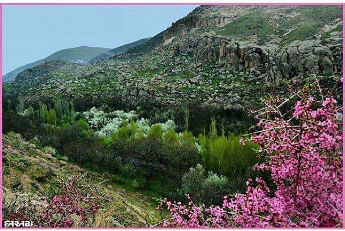 عکس زیبا از بهار مراغه ، دره اشان ، آذربایجان شرقی
