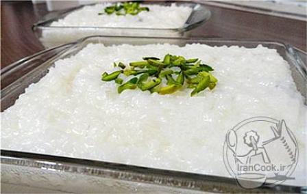 Photo: نحوه ی تهیه ی  شیر برنج