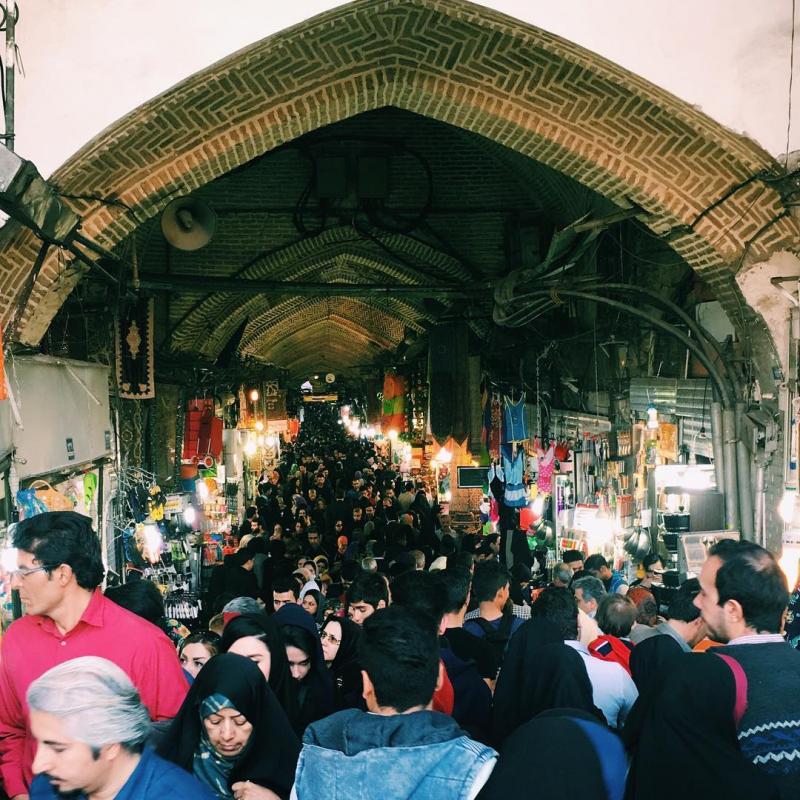 خرید روزهای عید نوروز ، بازار بزرگ تهران