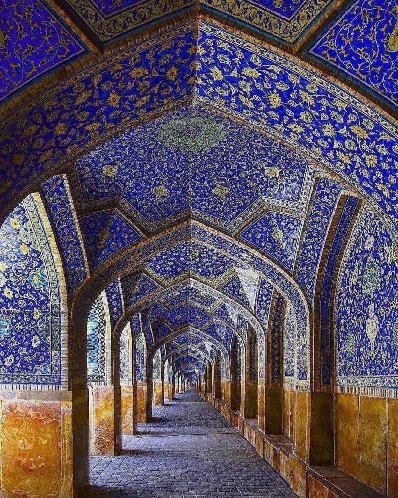 Masjed Shah or Imam Mosque in Naghshe Jahan of Isfahan