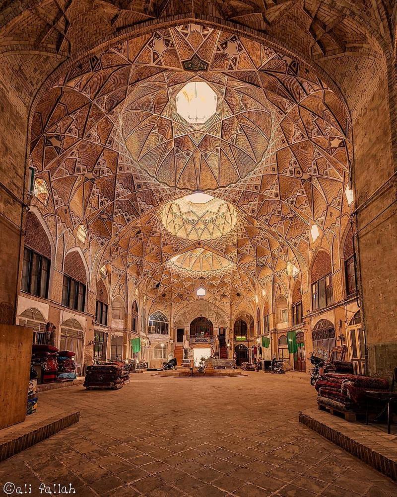 Travel to beautiful Bazaar of Qom in Iran