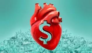Photo: the love or the money?    heart near you or great wealth , you have