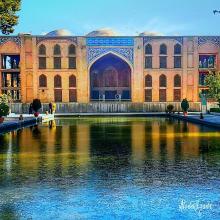 کاخ چهلستون اصفهان از نمایی دیگر