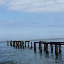 تصویری از دریای زیبای کاسپین، انزلی