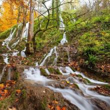 عکسی زیبا از طبیعت و آبشار در مازندران