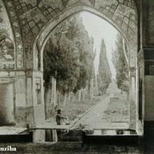 عکس قدیمی از باغ فین کاشان ، اصفهان