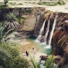 عکس زیبا از آبشار فاریاب (چرمکی)، دشتستان،بوشهر