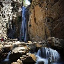 عکس از آبشار در علی آباد کتول، چلی،گلستان